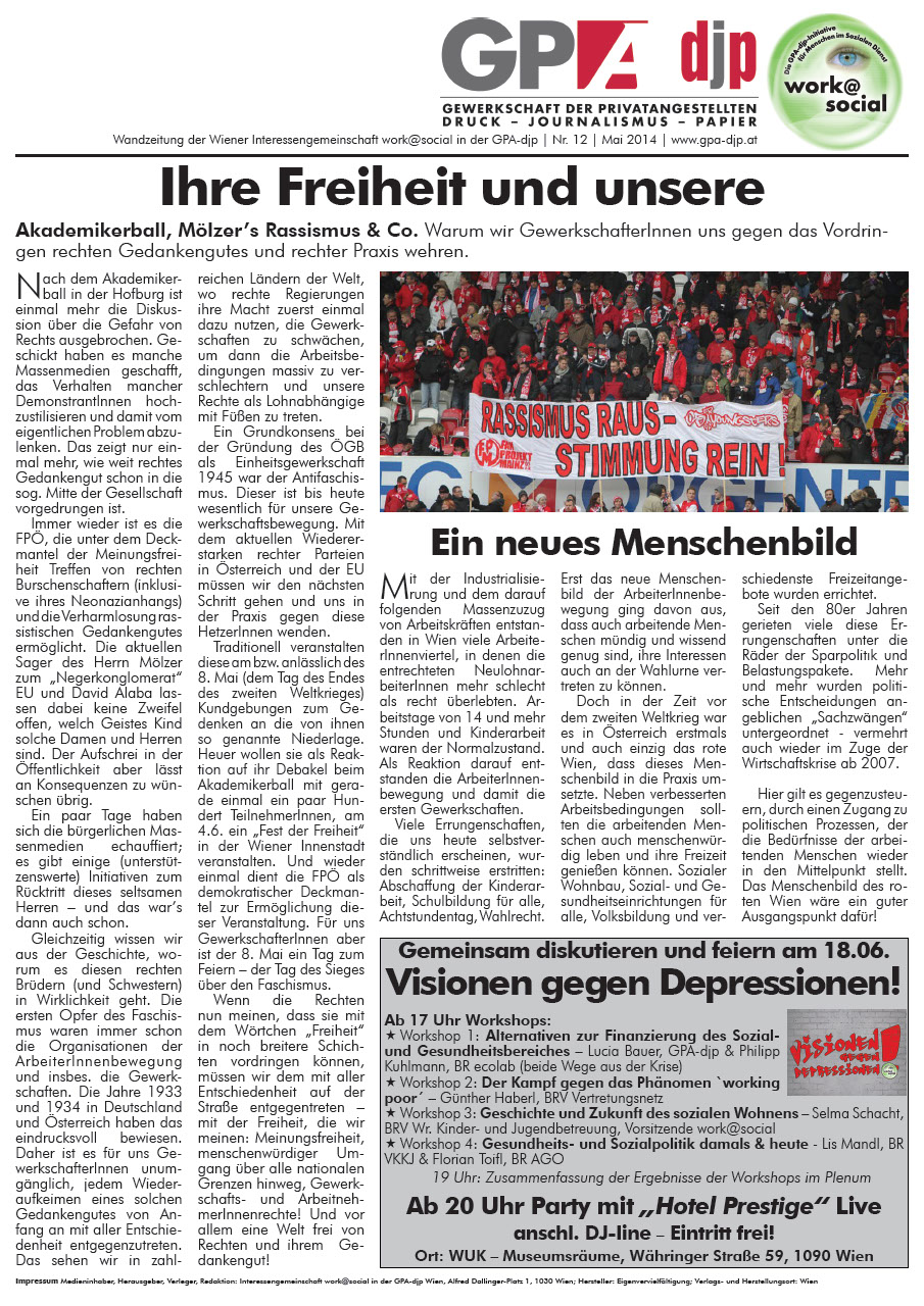 Wandzeitung work@social 12